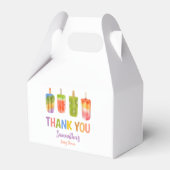 ポプシクル赤ちゃんシャワーアイスクリームサマーパーティー フェイバーボックス (正面サイド)