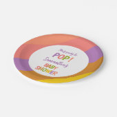 ポプシクル赤ちゃんシャワーアイスクリームサマーパーティー ペーパープレート (アングル)