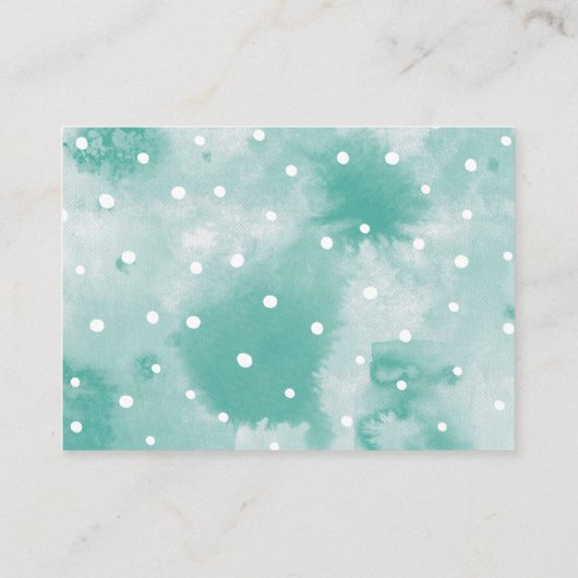 ポプシクル赤ちゃんシャワーブックリクエストエンクロージャカード エンクロージャーカード (裏面)