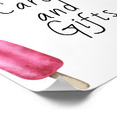 ポプシクル赤ちゃんシャワー – カードとギフト ポスター (角)