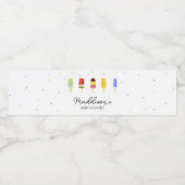 ポプシクル赤ちゃんシャワー ペットボトルラベル (シングルラベル)