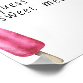 ポプシクル赤ちゃんシャワー – 甘い混乱を推測 ポスター (角)