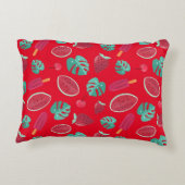 ポプシクル、さくらんぼ、イチゴ&スイカ アクセントクッション (裏面)