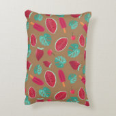 ポプシクル、さくらんぼ、イチゴ&スイカ アクセントクッション (裏面(縦))