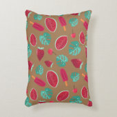 ポプシクル、さくらんぼ、イチゴ&スイカ アクセントクッション (正面(垂直))