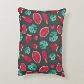 ポプシクル、さくらんぼ、イチゴ&スイカ アクセントクッション (裏面(縦))