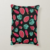 ポプシクル、さくらんぼ、イチゴ&スイカ アクセントクッション (裏面(縦))