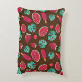 ポプシクル、さくらんぼ、イチゴ&スイカ アクセントクッション (裏面(縦))