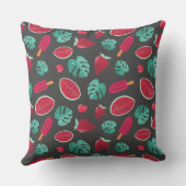 ポプシクル、さくらんぼ、イチゴ&スイカ クッション (裏面)