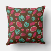 ポプシクル、さくらんぼ、イチゴ&スイカ クッション (裏面)