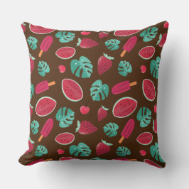 ポプシクル、さくらんぼ、イチゴ&スイカ クッション