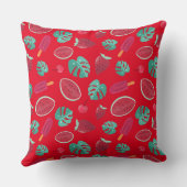 ポプシクル、さくらんぼ、イチゴ&スイカ クッション (裏面)