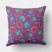 ポプシクル、さくらんぼ、イチゴ&スイカ クッション (裏面)