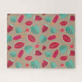 ポプシクル、さくらんぼ、イチゴ&スイカ ジグソーパズル (横)