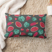 ポプシクル、さくらんぼ、イチゴ&スイカ ランバークッション (ブランケット)