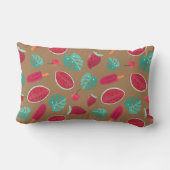 ポプシクル、さくらんぼ、イチゴ&スイカ ランバークッション (裏面)