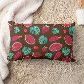 ポプシクル、さくらんぼ、イチゴ&スイカ ランバークッション (ブランケット)