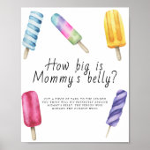 ポプシクル – ママの腹のゲームはどれくらい大きい ポスター (正面)