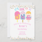 ポプシクールィテーマ誕生会 招待状 (正面)