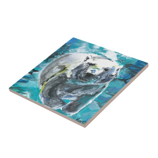 ポプラくま1 タイル (側面)