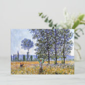 ポプラの下の日光の効果，有名なアートワーク， カード (スタンド正面)