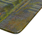 ポプラの木々の春（ユタの風景） (USA Art) カッティングボード (角)