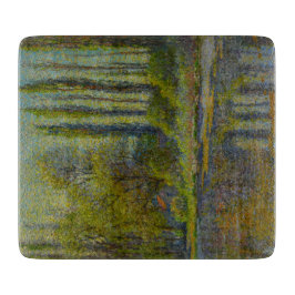 ポプラの木々の春（ユタの風景） (USA Art) カッティングボード