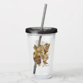 ポプラの木のボルチモア・オリオール・オードボン アクリルタンブラー (裏面)