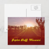 ポプラの絶壁ミズーリ ポストカード (正面/裏面)