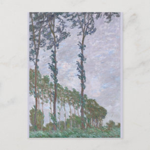 ポプラの風エフェクトシリーズClaude Monet ポストカード