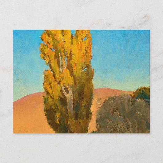 ポプラへの光のシフト, 1930年メイナード・ディクソン ポストカード (正面)