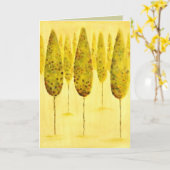ポプラカード カード (黄色い花)