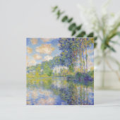 ポプラーズオンザリバーエプテ(by Claude Monet) カード (スタンド正面)