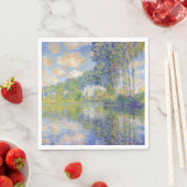 ポプラーズオンザリバーエプテ(by Claude Monet) スタンダードランチョンナプキン (インサイチュ)