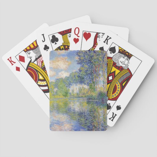 ポプラーズオンザリバーエプテ(by Claude Monet) トランプ (裏面)