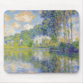 ポプラーズオンザリバーエプテ(by Claude Monet) マウスパッド