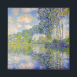 ポプラーズオンザリバーエプテ(by Claude Monet) マグネット<br><div class="desc">このデザイン絵画は、印象派の動きフランスのの創始者であるアーティストのクロード・モネ(1840-1926フランスの)を特集している。エプテ川の土手にある背の高いポプラの木々は、白いフワフワの雲の青い夏の空に向かって見られ、全体のシーンは明るい広いブラッシュストロークです絵を描。モネはフランス北部のジヴェルニーに移ってすぐにこのシーンを捉え、ボートをフロートスタジオとして使用した。太陽の光が水の上で美しく輝き、効果を生みエレガント出す。オリジナル作品は1891年に完成し、現在はスコットランドのエディンバラ国立美術館に収蔵されている。</div>