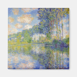 ポプラーズオンザリバーエプテ(by Claude Monet) マグネット