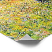 ポプラーズクロードモネ下のサンライトエフェクト ポスター (角)