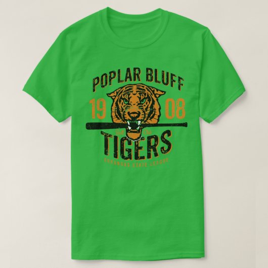 ポプラーブルフスタイガース Tシャツ (デザイン正面)