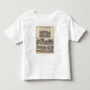 ポプラ果樹園の住宅そして建物 トドラーTシャツ