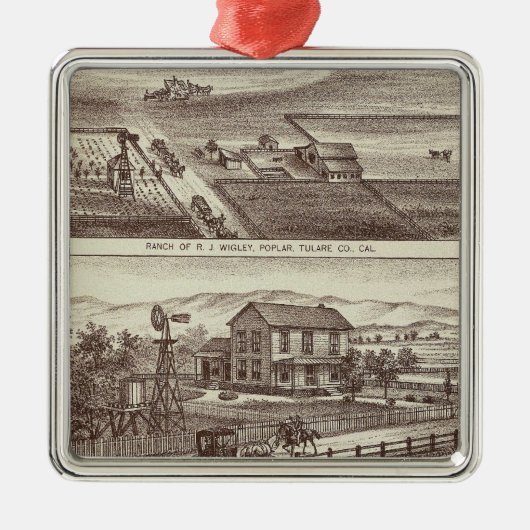 ポプラ牧場 メタルオーナメント (正面)