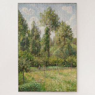 ポプラ、エラグニー(1895) by Camille Pissarro ジグソーパズル