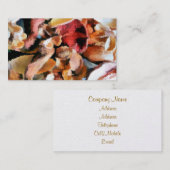 ポプリの花 名刺 (正面/裏面)