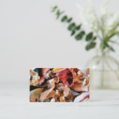 ポプリの花 名刺 (スタンド正面)