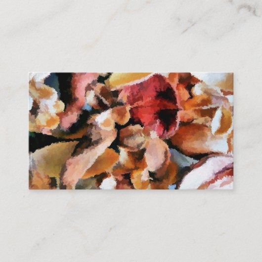 ポプリの花 名刺 (正面)