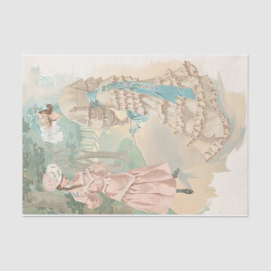 ポプリン・グラス(1904) by H.B. Claflin 薄葉紙 (正面)