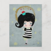 ポペおいしいカップケーキ気味悪い人形2010年はがき ポストカード (正面)