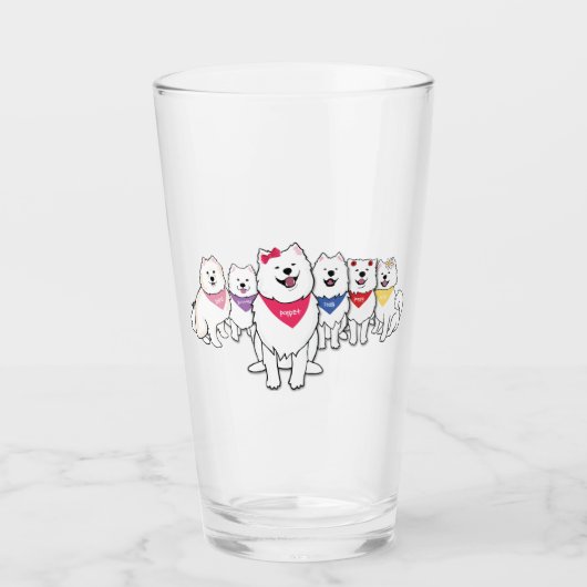 ポペットと集団 タンブラーグラス (正面)