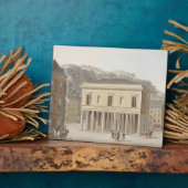 ポホンの噴水のポルティコのスパから'Ch フォトプラーク (側面)